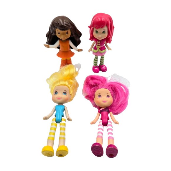 Strawberry Shortcake Doll Lot McDonald’s 2010 Orange Blossom Lemon Meringue Mini - Picture 1 of 11